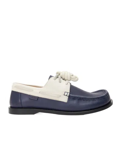 LOEWE CAMPO BOAT SHOE IN SOFT CALFSKIN