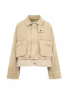 Loewe Denim Jacket In Brown