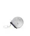 Loewe Rabbit Pattern Change Purse In Silver