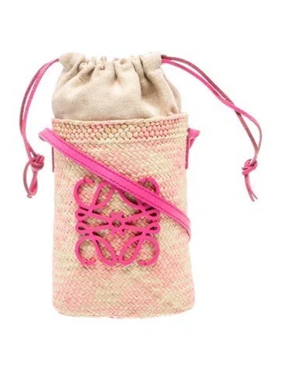 Pre-owned Loewe Raffia Anagram 2024 In Multi