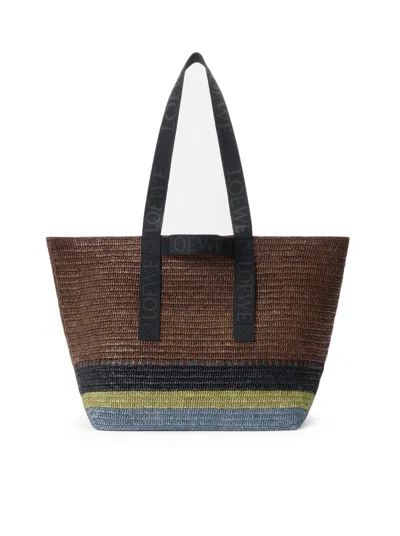 LOEWE RAFFIA FOLD SHOPPER