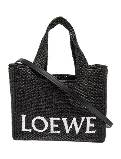 Pre-owned Loewe Raffia Shoulder Bag Small 2023 In Multi