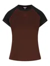 Loewe Slim Fit T-shirt In Cotton Blend In Brown