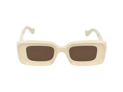 Loewe Rectangular Frame Sunglasses In Neutral