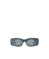 Loewe Rectangular Frame Sunglasses In Gray