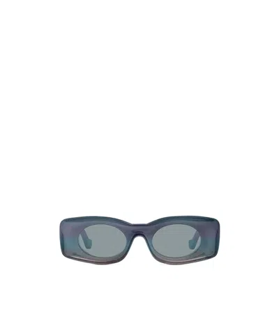Loewe Rectangular Frame Sunglasses In Gray