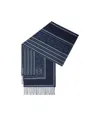 Loewe Rectangular Scarf In Blue