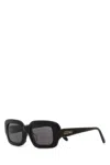 Loewe Rectangular Slim Sunglasses In Black
