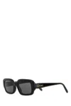 Loewe Rectangular Slim Sunglasses In Black