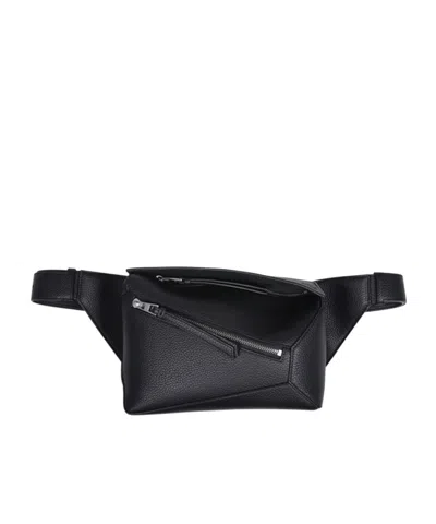 Loewe Rectangular Small Waist Pack In Black