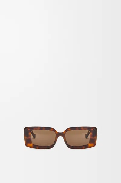 Loewe Rectangular Sunglasses For Woman In Brown