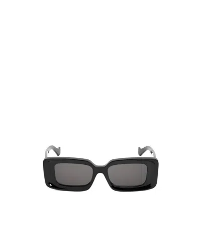 Loewe Rectangular Sunglasses In Gray