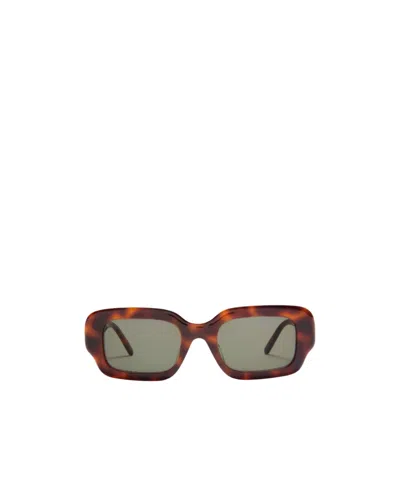 Loewe Rectangular Sunglasses In Nude