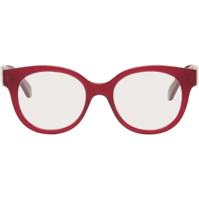 Loewe Red Anagram Glasses In Brown