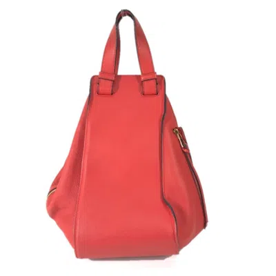 Pre-owned Loewe Red Color Leather Handbag Shoulder Bag ()