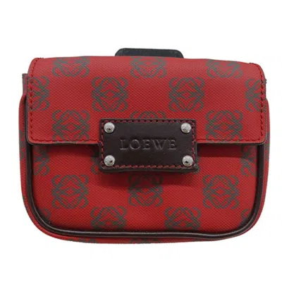 Pre-owned Loewe Red Color Pvc Shoulder Bag Sling Bag ()