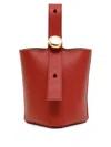 Loewe Smooth Leather Mini Pebble Bucket Bag