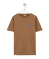 Loewe Anagram Cotton Jersey T-shirt In Brown