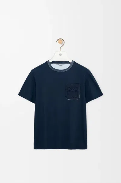 Loewe Regular Fit T-shirt In Blue