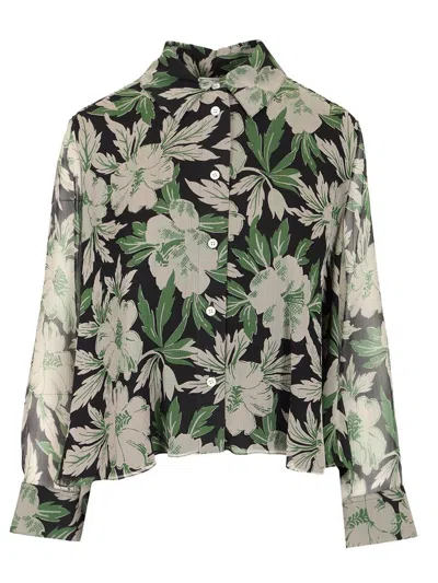 Loewe Silk Shirt In Multi