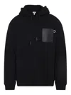 Loewe Anagram Patch Drawstring Cotton Hoodie