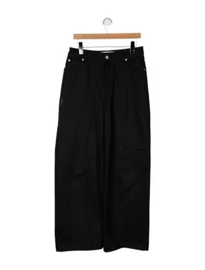 Pre-owned Loewe Relaxed Fit Jeans In Black