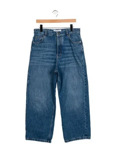 Pre-owned Loewe Relaxed Fit Jeans In Blue