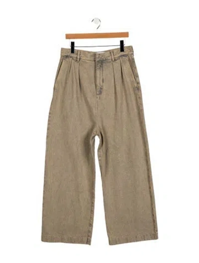 Pre-owned Loewe Relaxed Fit Jeans Bootcut Jeans W/ Tags In Neutral