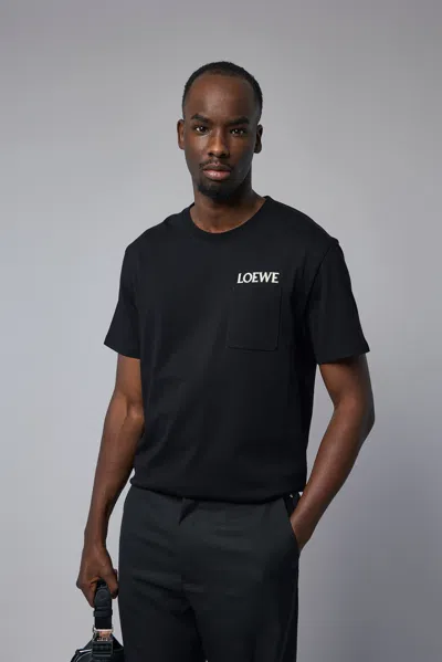 Loewe Relaxed Fit T-shirt In Black
