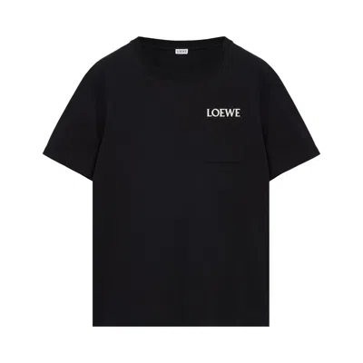 Pre-owned Loewe Relaxed Fit T-shirt 'black' | Men's Size Xxl
