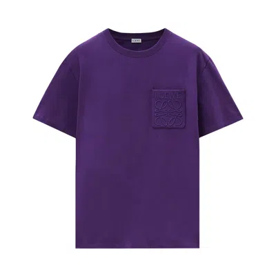 Pre-owned Loewe Relaxed Fit T-shirt 'cyclamen' | Purple | Men's Size 109