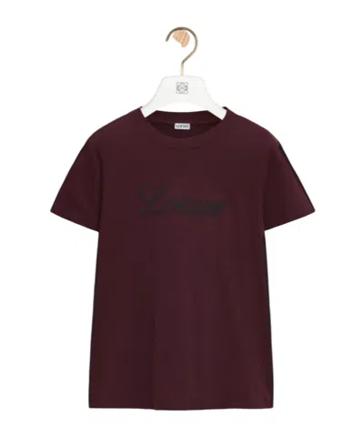 LOEWE RELAXED FIT T-SHIRT IN COTTON