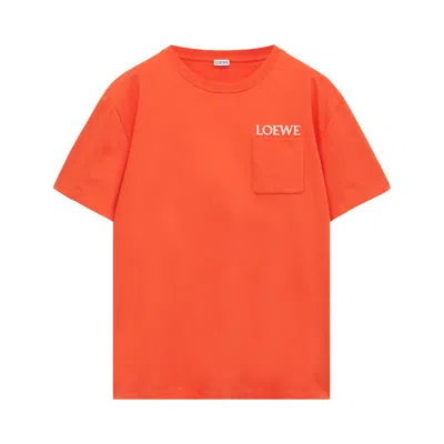 Pre-owned Loewe Relaxed Fit T-shirt 'orange' | Men's Size S