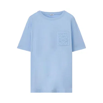 Pre-owned Loewe Relaxed Fit T-shirt 'sky Blue' | Men's Size L