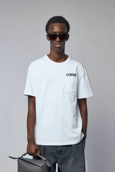 Loewe Relaxed Fit T-shirt In White