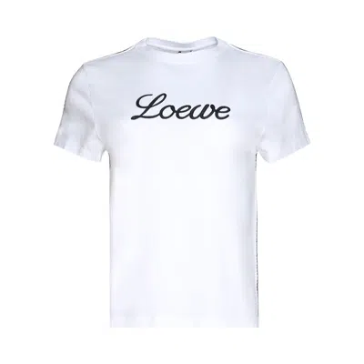 Pre-owned Loewe Relaxed Fit T-shirt 'white' | Women's Size S