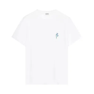 Pre-owned Loewe Relaxed Fit T-shirt 'white' | Women's Size Xs