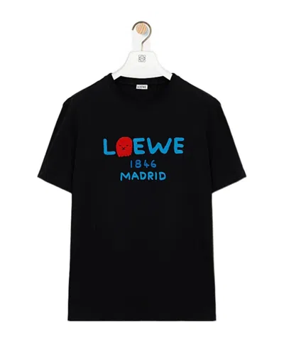 Loewe Relaxed Fit T-shirt In Cotton In Black