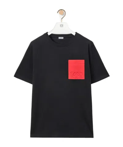 Loewe Relaxed Fit T-shirt In Cotton In Black