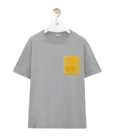 Loewe Relaxed Fit T-shirt In Cotton In Gray