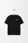 Loewe Mens Black Brand-embroidery Relaxed-fit Cotton-jersey T-shirt In Black