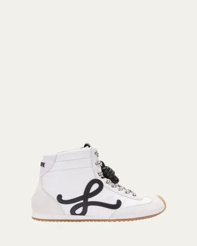 LOEWE RETRO RUNNER HIGH-TOP SNEAKERS