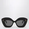 Loewe Womens Black G736sunx02 Retro-screen Acetate Sunglasses In Black