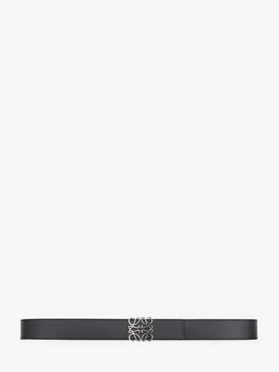 Loewe Reversible Anagram Belt In Black