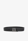 Loewe Chunky Anagram 4cm Adjustable Calf Skin Belt Loop
