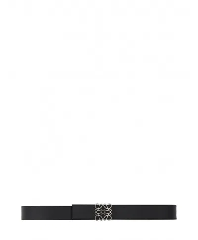 Loewe Reversible Anagram Belt 3.5cm In Black