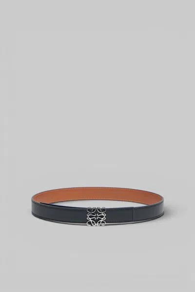 Loewe Reversible Anagram Belt In Smooth Calfskin In Mixed