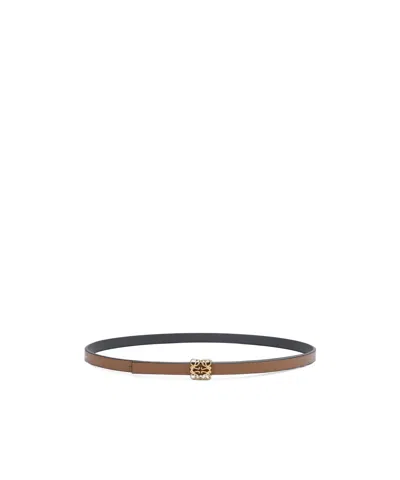 Loewe Reversible Anagram Bombe Belt In Black