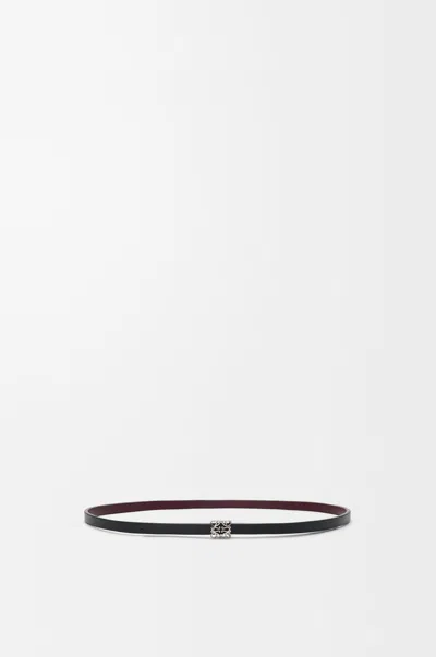 Loewe Reversible Anagram Bombé Belt In Smooth Leather Skin Size:95 For Woman In Multi