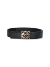 Loewe Reversible Belt "anagram" In Black